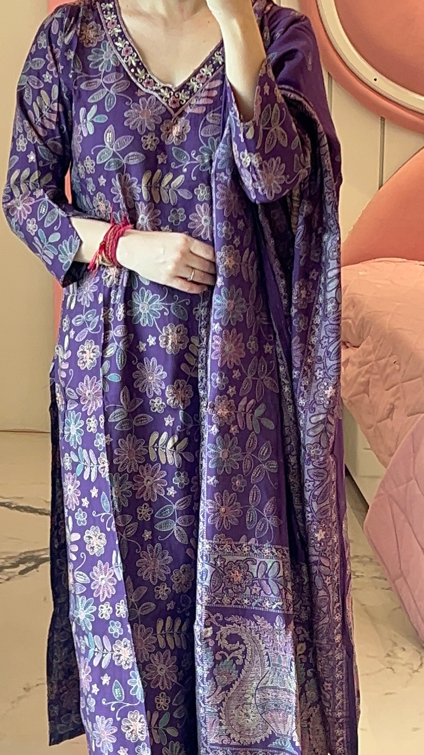 Pure Premium Slub Silk kurta Set with Dupatta