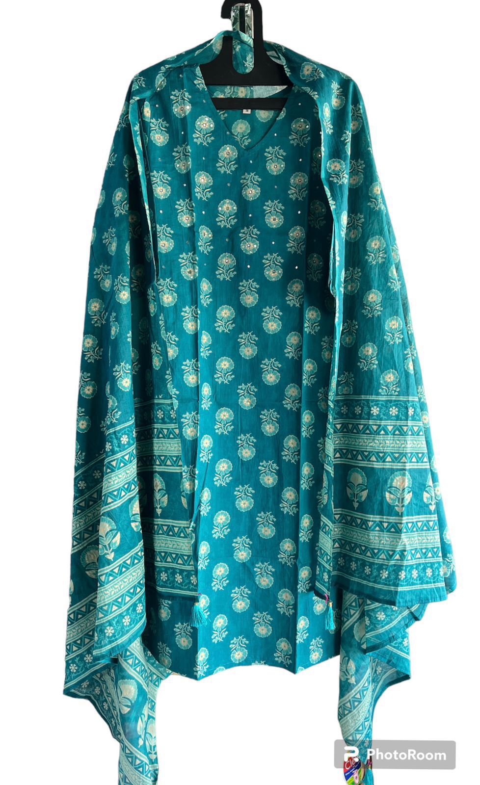 Teal Blue kurta set