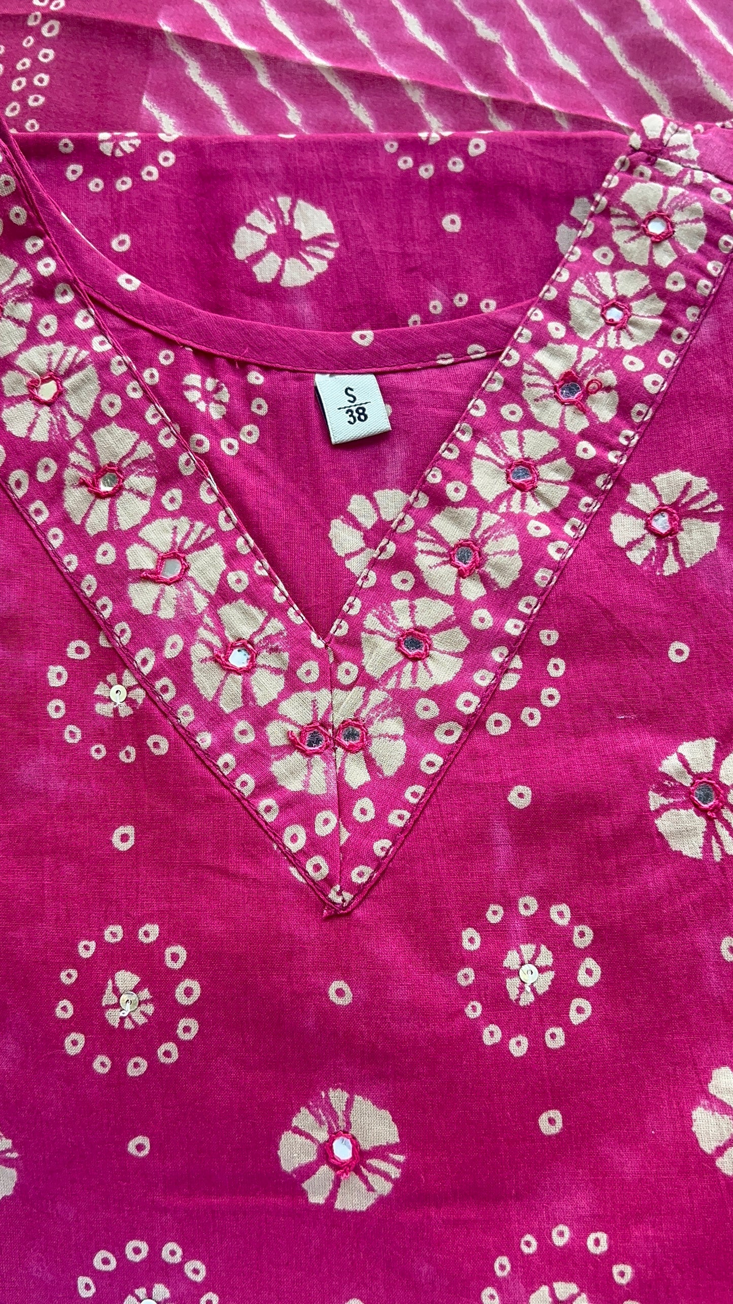 Pure Premium Pink Cotton Kurta Set with Dupatta (38 to 52)