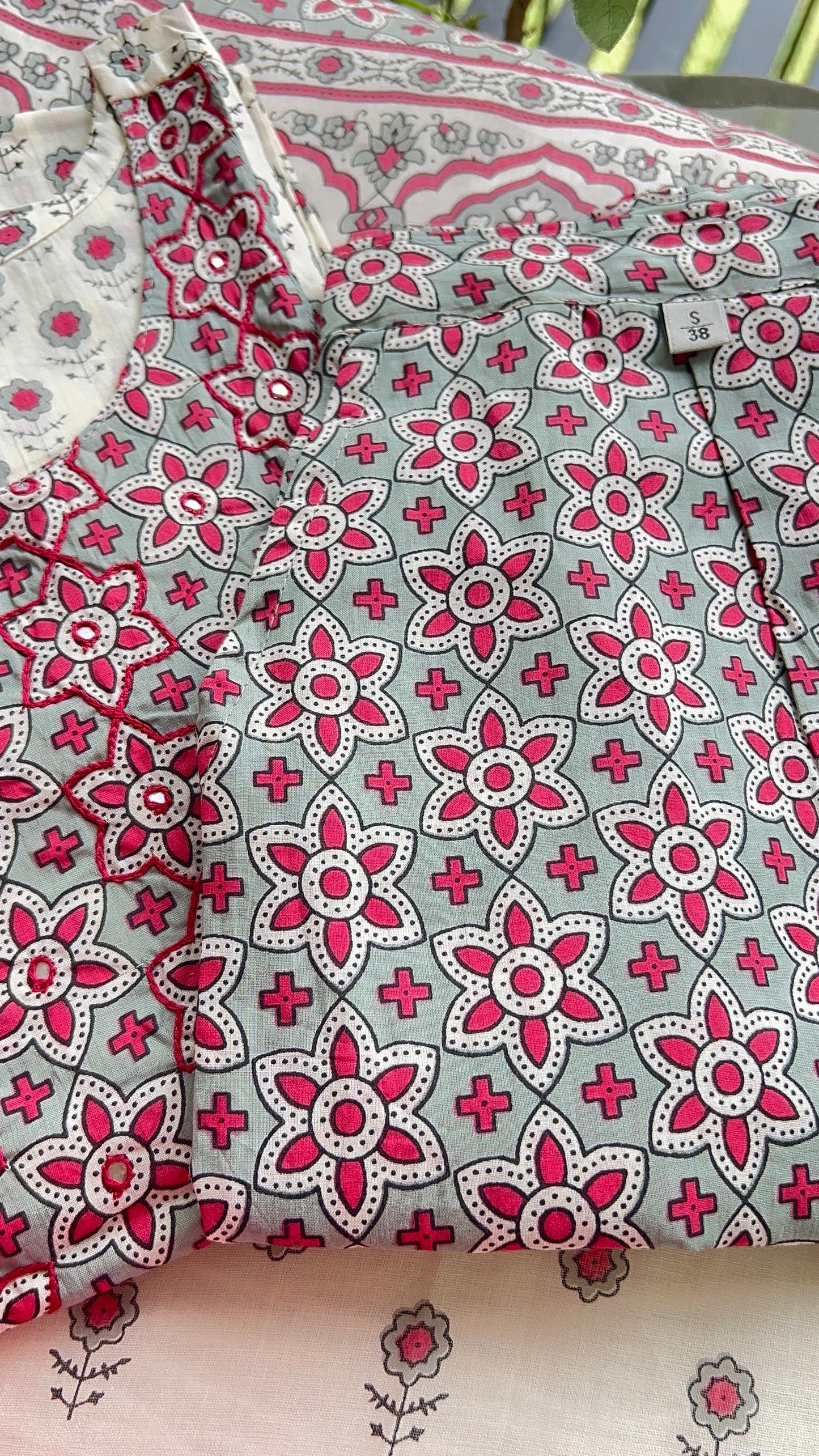 Pure Premium Off white small butti kurta set with Dupatta (38 to 52)