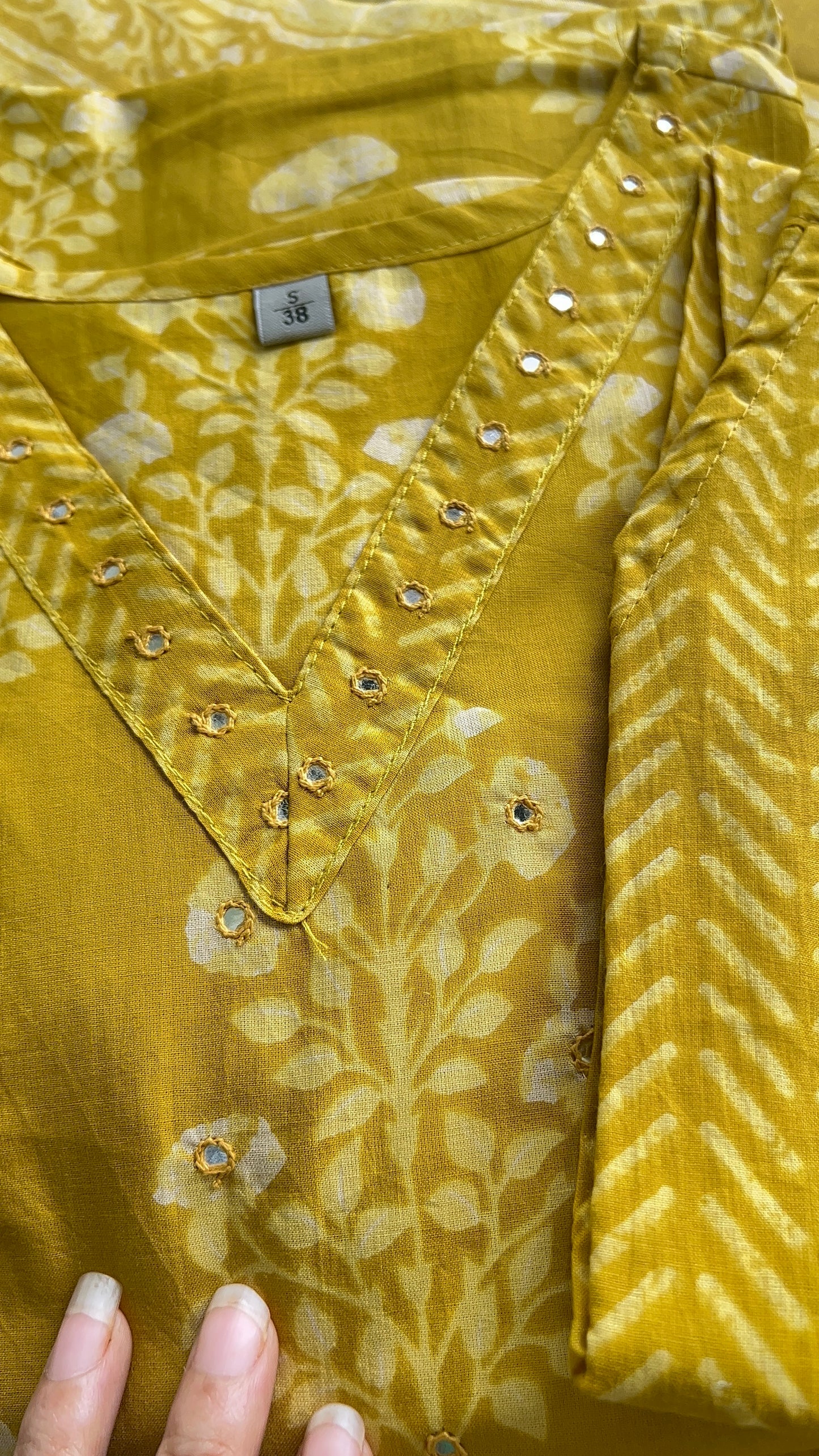 Pure Premium Yellow Cotton Kurta Set with Dupatta (38 to 52)