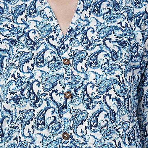 Straight blue kurta ki