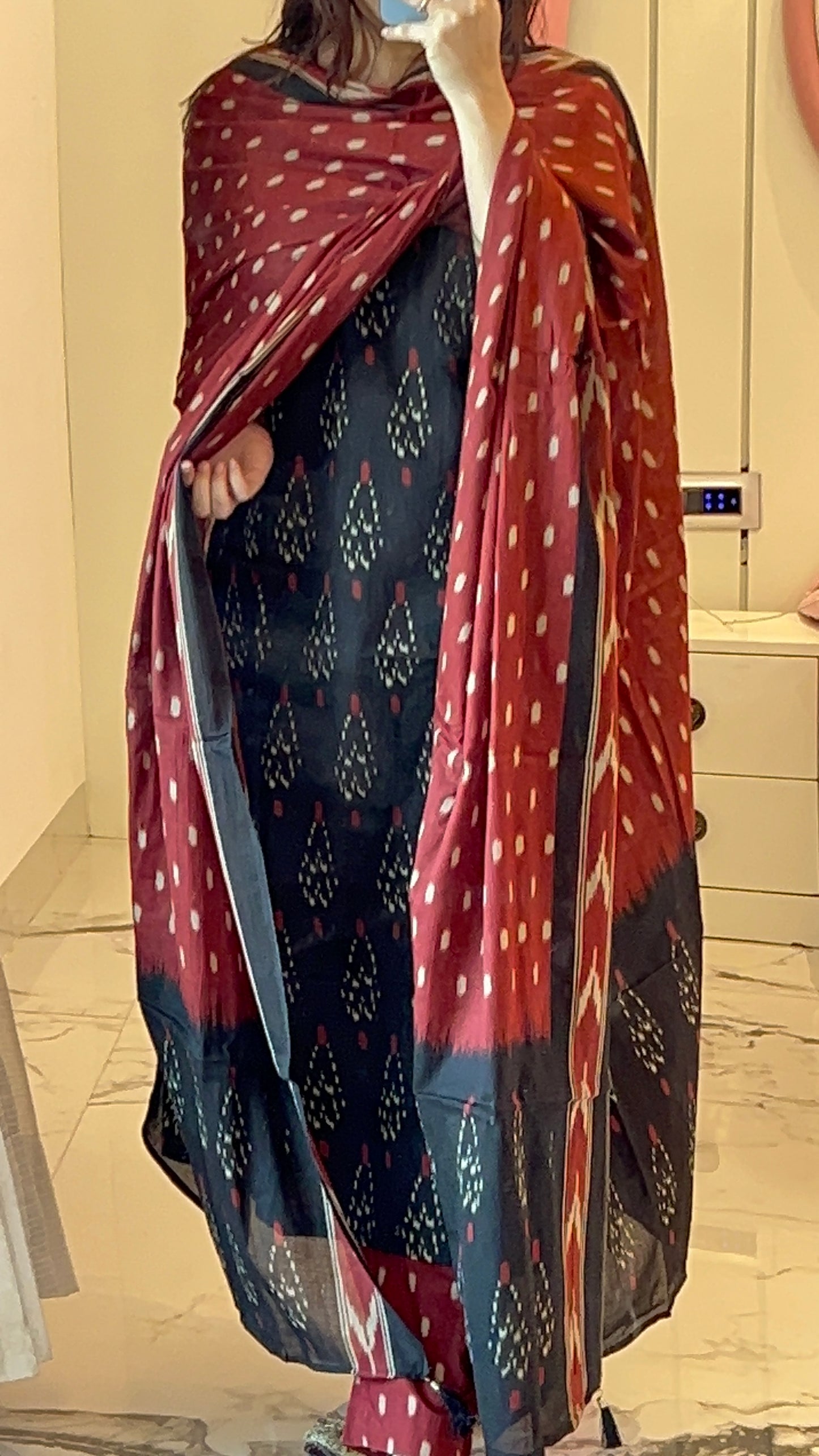 Pure Premium Black kurta set with Dupatta (38 to 52)