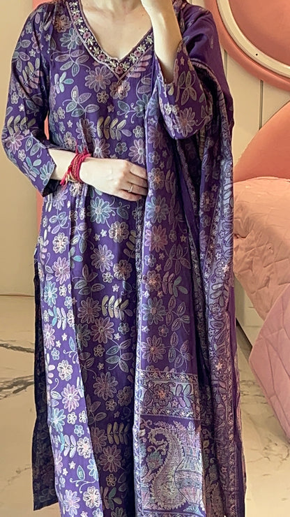Pure Premium Slub Silk kurta Set with Dupatta