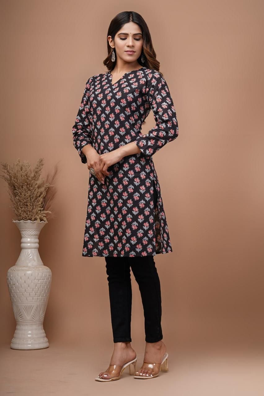 Hand Block print kurti