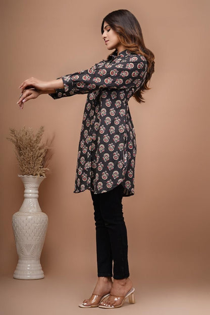 Black short kurti