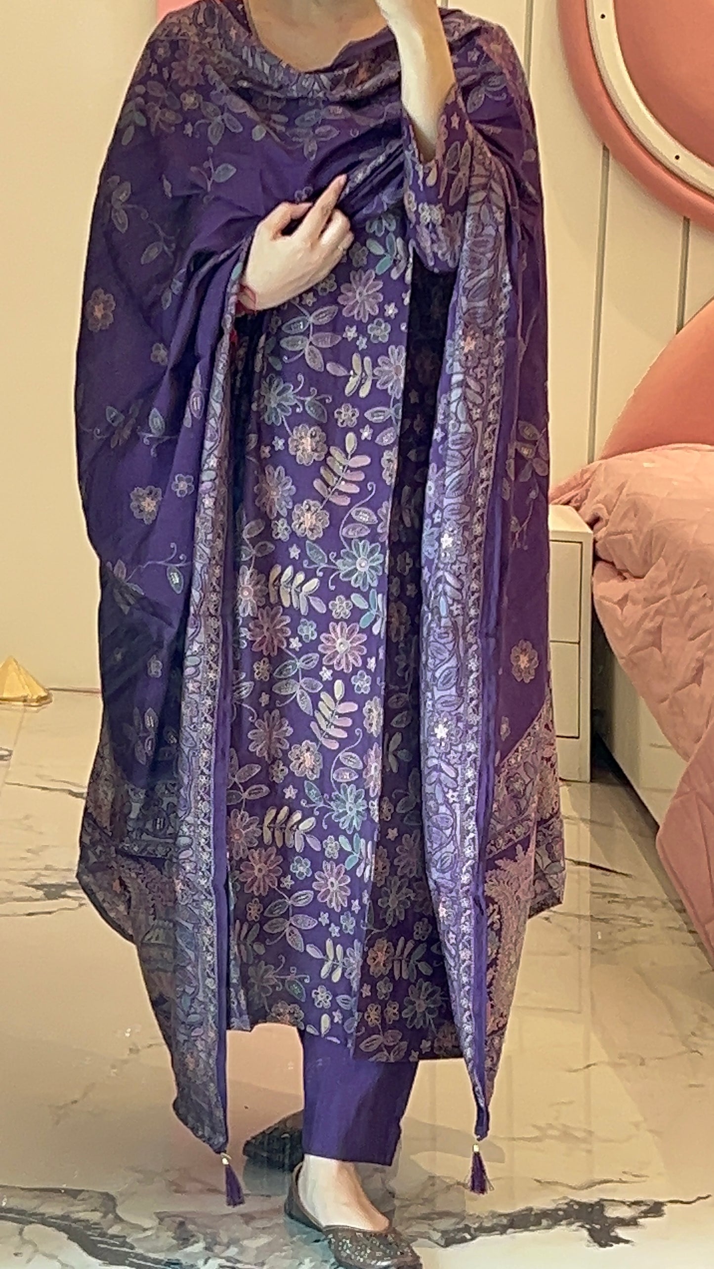 Pure Premium Slub Silk kurta Set with Dupatta