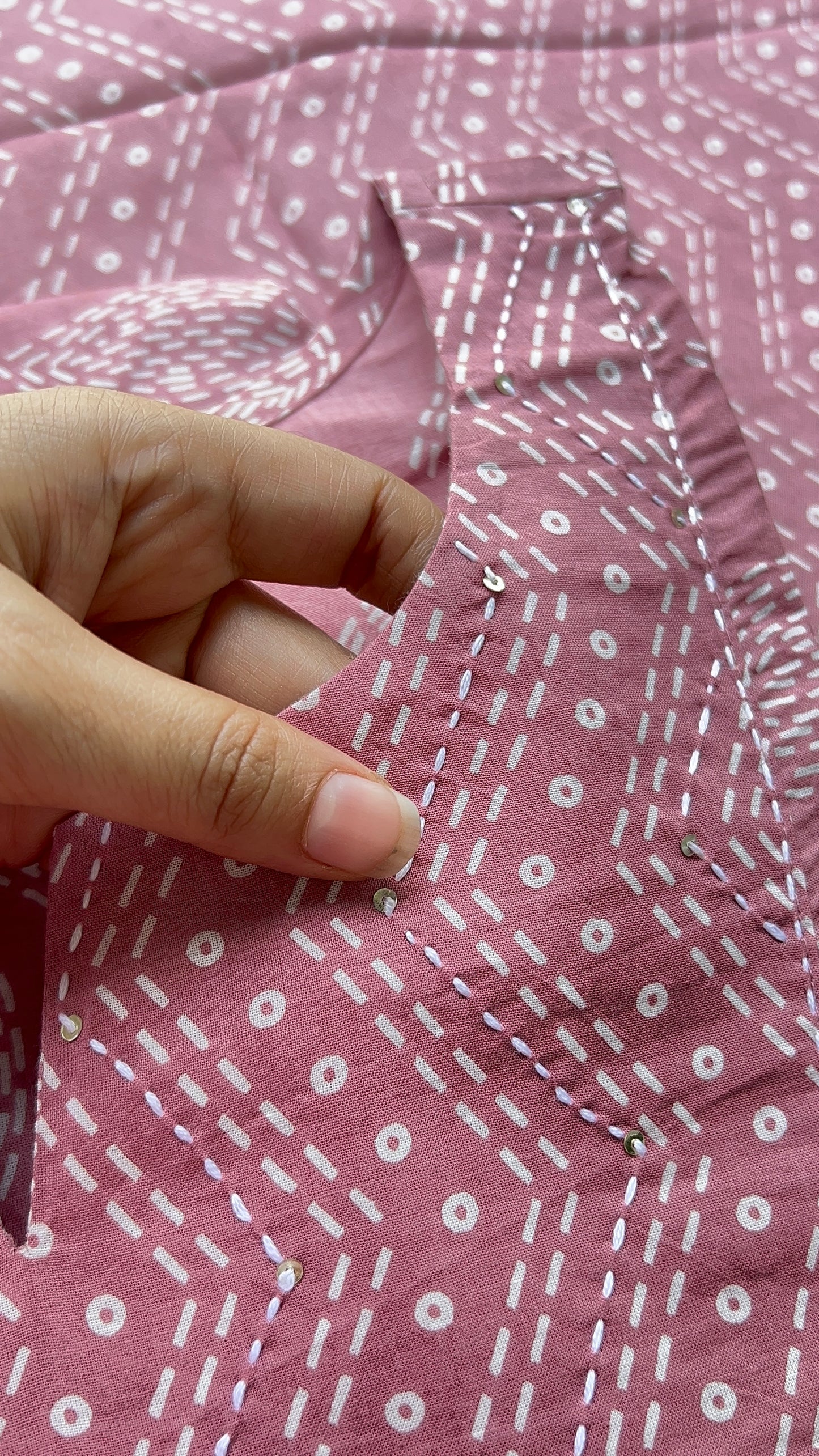 VGANG Onion Pink Cotton Kurta Set with Dupatta (38 to 52)