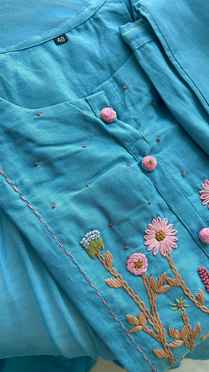 Pure Premium Aline kurta aset with dupatta (38 to 44)