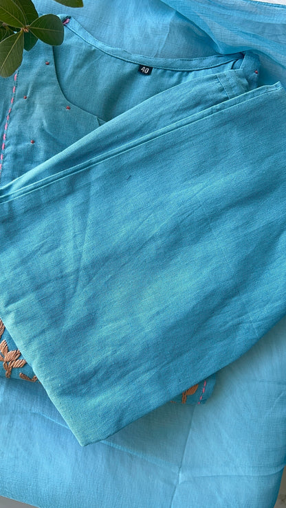 Pure Premium Aline kurta aset with dupatta (38 to 44)