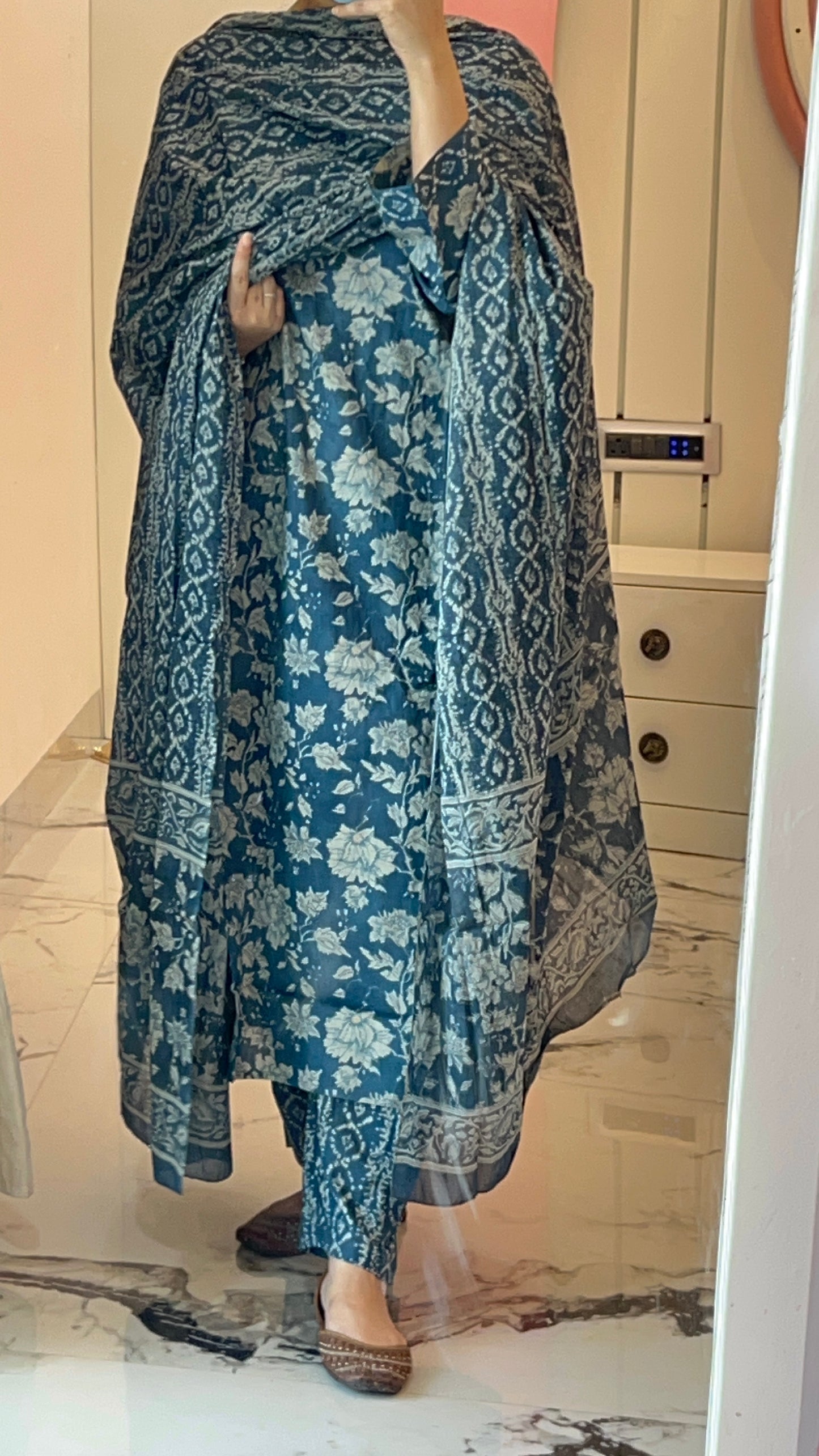Pure Cotton kurta Set with Dupatta