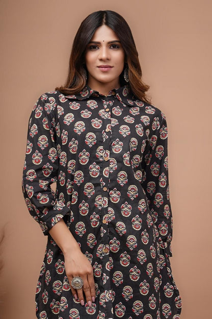 Black short kurti