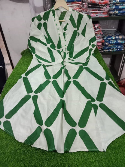 Green stripes Cor ord set