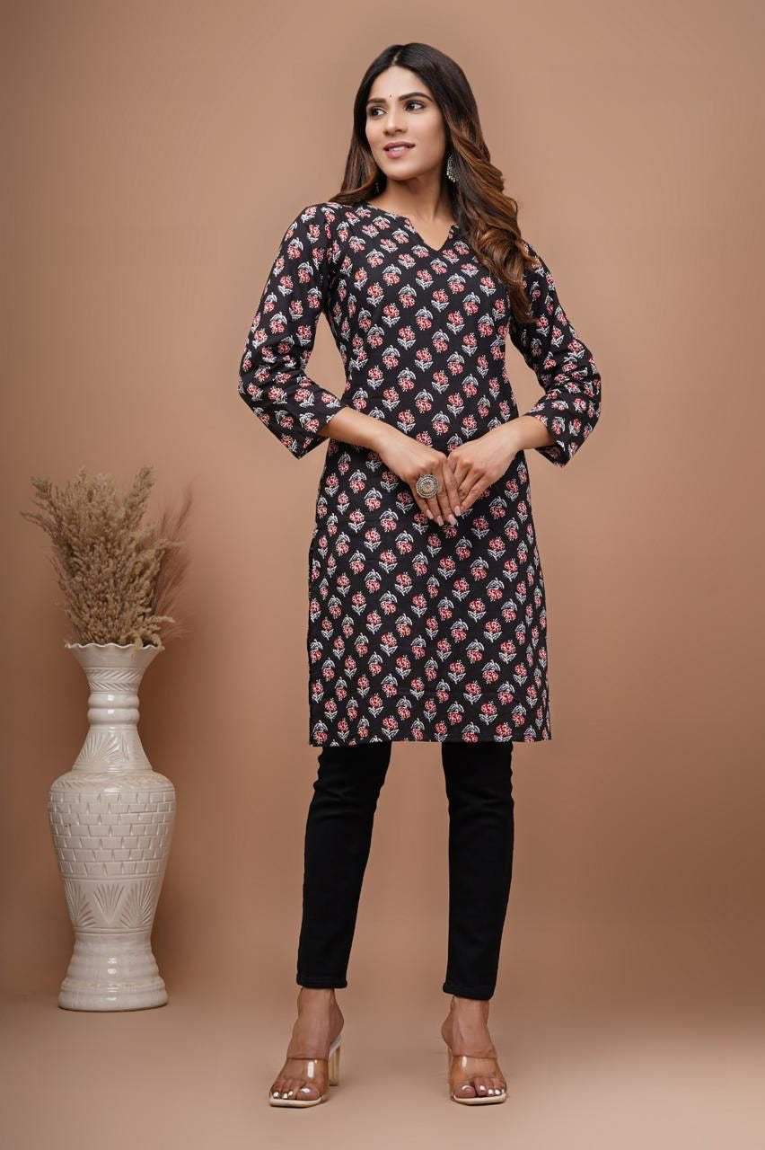 Hand Block print kurti