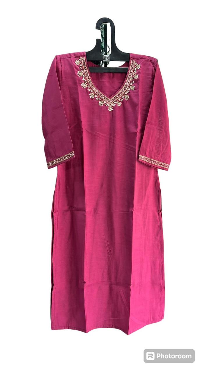 Pure Premium Slub Slik kurta set