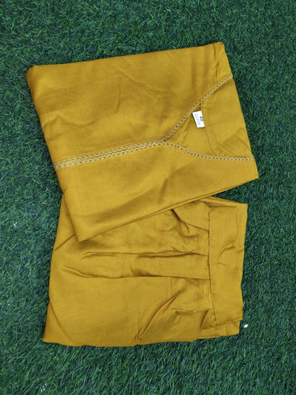 Mustard yellow Basic Co ord set