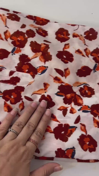 Off white Printed Kurta